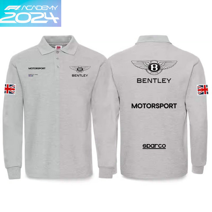 2024 Polo manche longue Bentley Motorsport Coton Homme